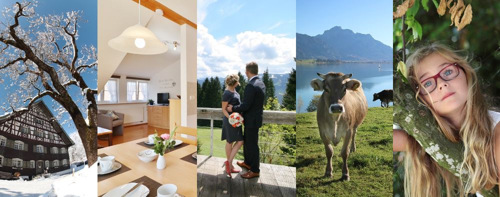 Hausbild, Innenaufnahme, Hochzeitsfoto, Forggensee, Portrait